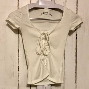 Aéropostale Lace Up Tee